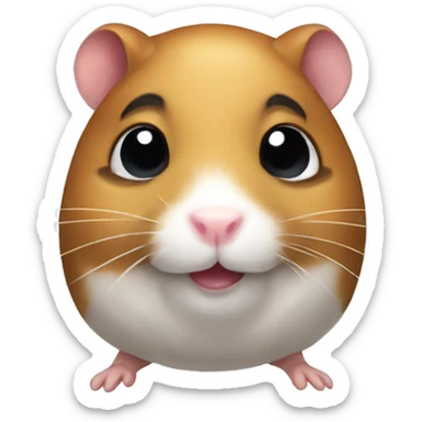 poop hamsters sticker