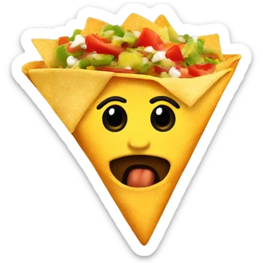 Mexican nachos sticker