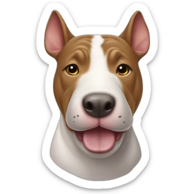 Hippopotame et un bull terrier sticker