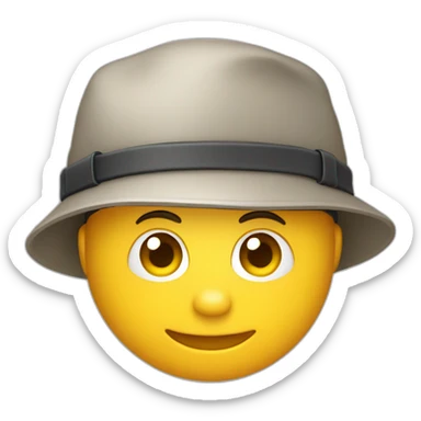 Chat avec une casquette à l’envers sticker