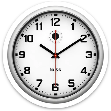 quiero un reloj  de pared sticker