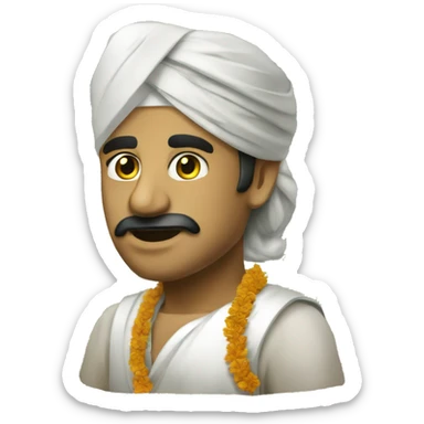 indian 500 rupees cash bundle sticker