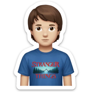 Dustin stranger things sticker