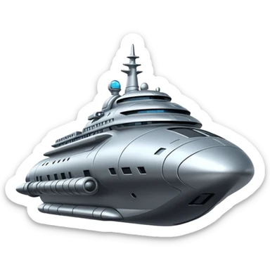 ship in space sticker