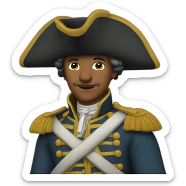 Dutch East India soldier from the past sticker