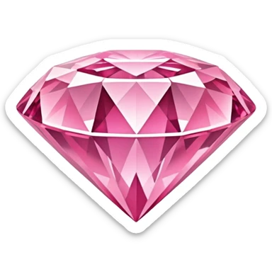 diamante rosa sticker