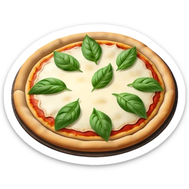 Pizza Napoletana con crosta più soffice sticker
