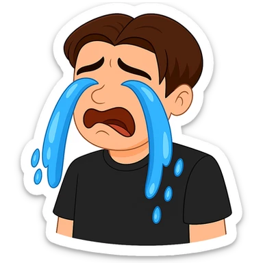 Change the hair color to a rich brown shade matching the hair color of the person in the fourth image, keep everything else the same, transparent background. sticker