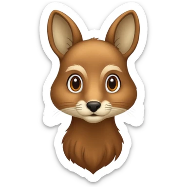 Danish doe wisk sticker