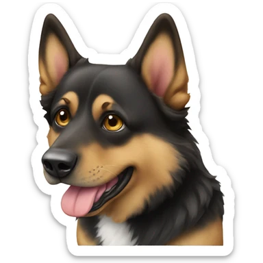 Bouledog and berger allemand  sticker