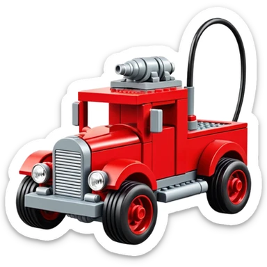 Lego Rat truck hot rod  sticker