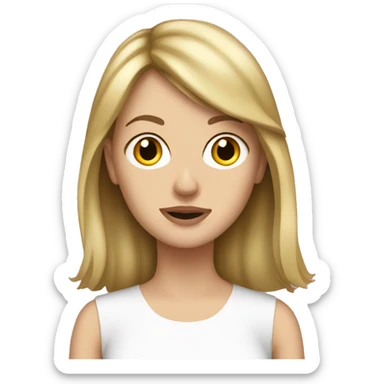 Autistic white woman who listens to Taylor swift sticker