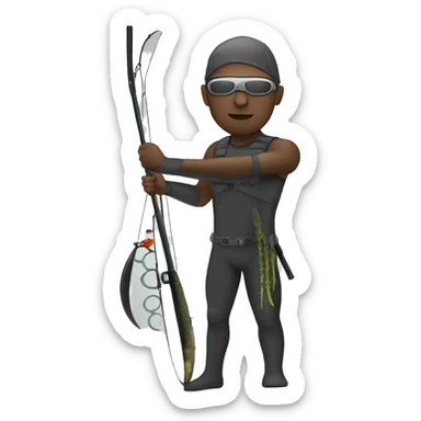 Spearfishing sticker