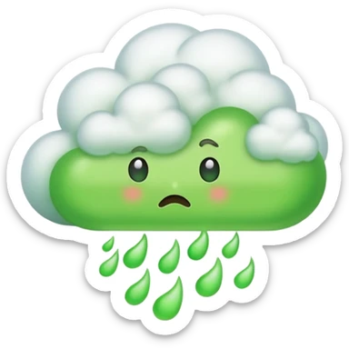 green fart air sticker