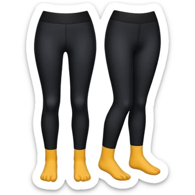 meia calça dobrado isolada sozinha sticker