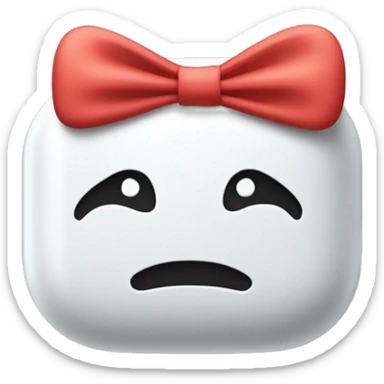 Air pod pro with a bow sticker