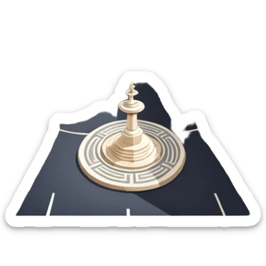 piazza di spagna with barcaccia view from up above
no square style no frame png style 
no squared only building sticker