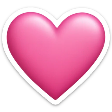 Pink hearts sticker