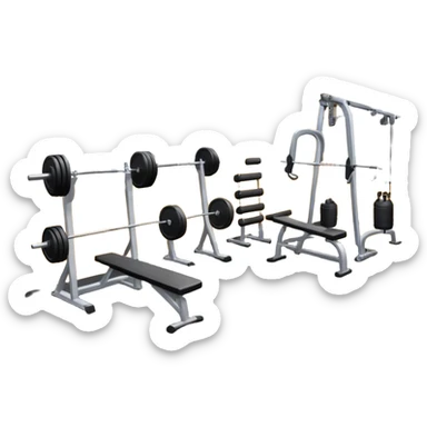 training gym sticker