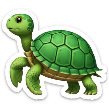 make a little turtle out of the letters PD (my initials) for my logo for my personal website, make it super super minimalistic and the letters need to be integrated into the body of the turtle sticker