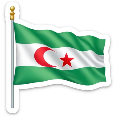 the green syrian flag sticker