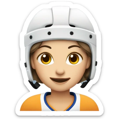 Cute Moms playing hockey sticker