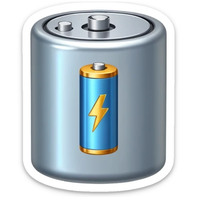 battery full charged sticker