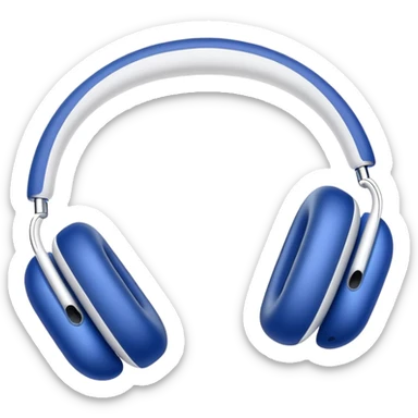 Royal blue AirPods Max  sticker