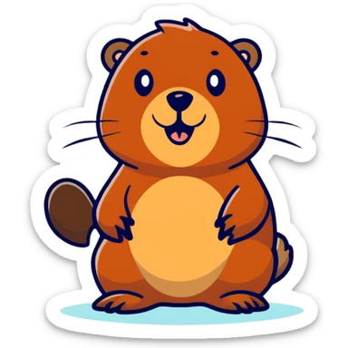 Beaver  sticker