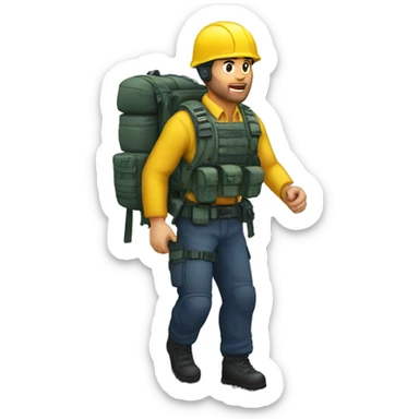 Escalador nato sticker