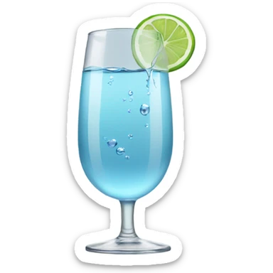 Glass of f water sticker