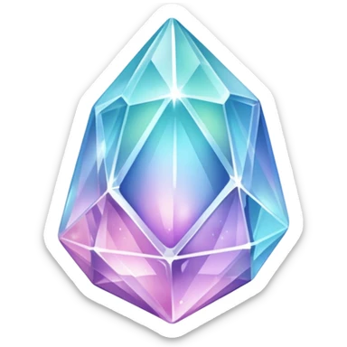 Pastellic Crystallic sticker