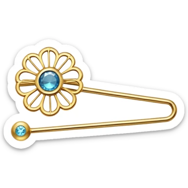 gold hairpin



 sticker