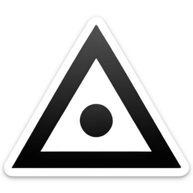 the classic fast forward emoji ⏩  in black and white sticker