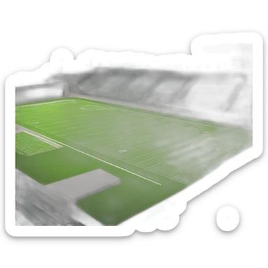 construction yard of a sports facility sticker