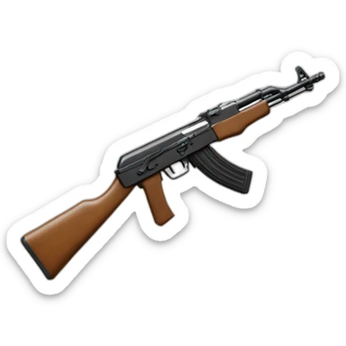 weapon ak 47 sticker