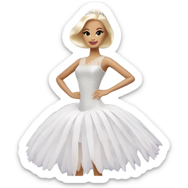 barbie swan lake  sticker