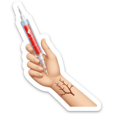 Syringe in ✊🏻 sticker