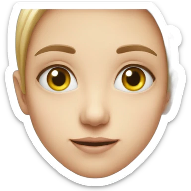 heterochromia smily face sticker