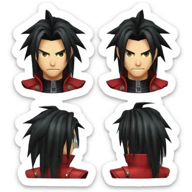 Final Fantasy 7 vincent valentine sticker