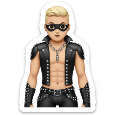 gay BDSM clothing, only the clothing is required, excluding the head. sticker