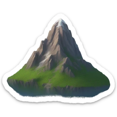 mountain sticker