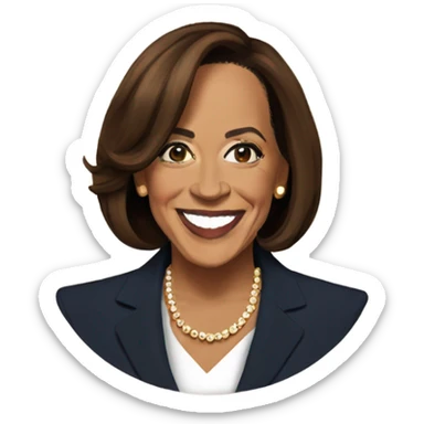 Kamala Harris merry Christmas  sticker