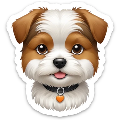 Shihtzu jack terrier sticker