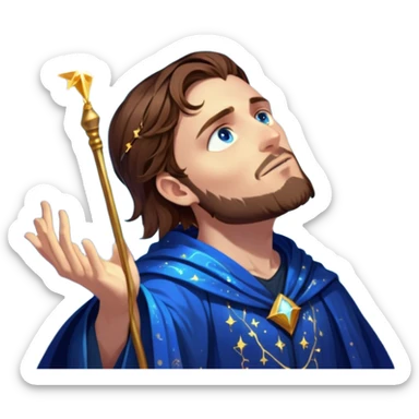 Cosmic Wizard sticker