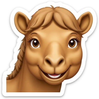 cartoon camel sticker