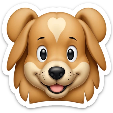 Disney character Pluto, Mickey Mouse's dog sticker