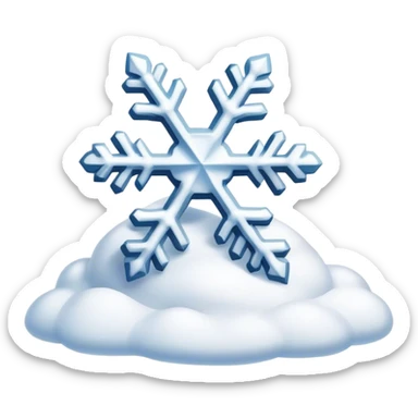 Snow sticker