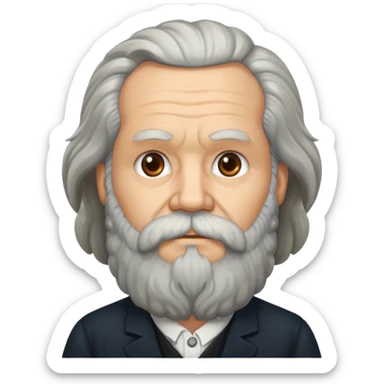 karl marx sticker
