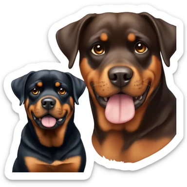 Tender Rottweiler sticker